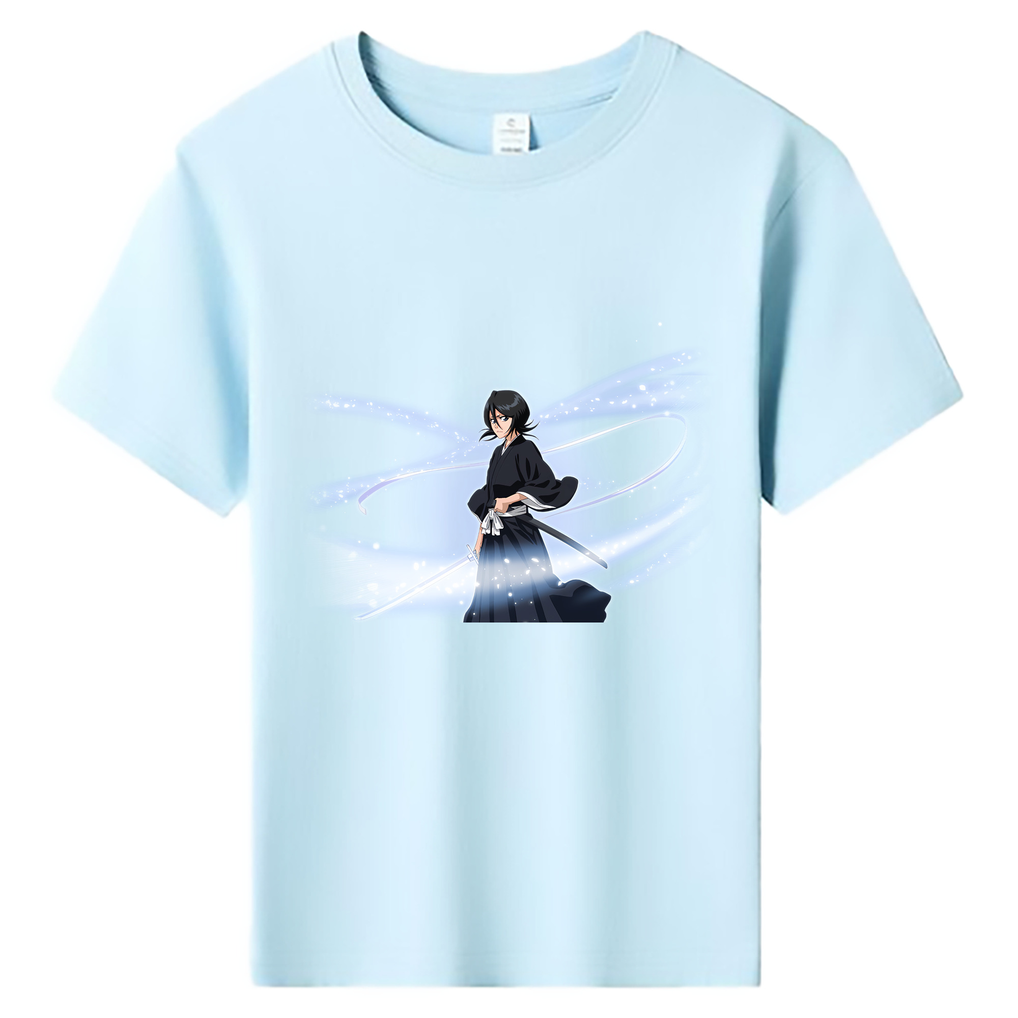 （画像用） ブリーチ 朽木ルキア BLEACH Kuchiki Rukia 綿100％キッズTシャツ（フロントプリント）